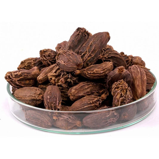 Organic Whole Black Cardamom Pods Badi Elaichi