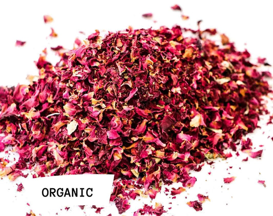 ORGANIC RED ROSE PETALS