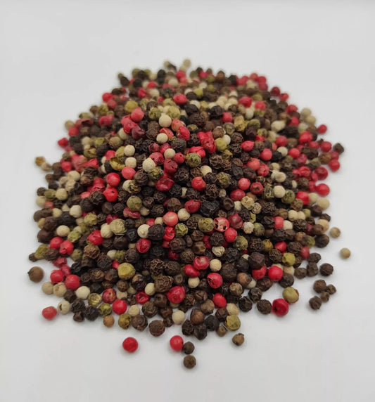 ORGANIC 5 MIXED Colour Dried Peppercorns Black White Pink Green SZECHUAN